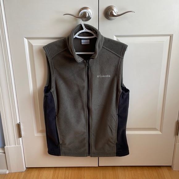 Columbia Fleece Gray Vest Size S - Picture 1 of 4